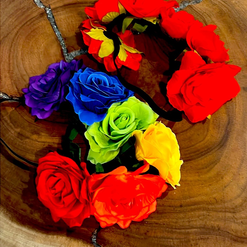 2 Floral Headbands